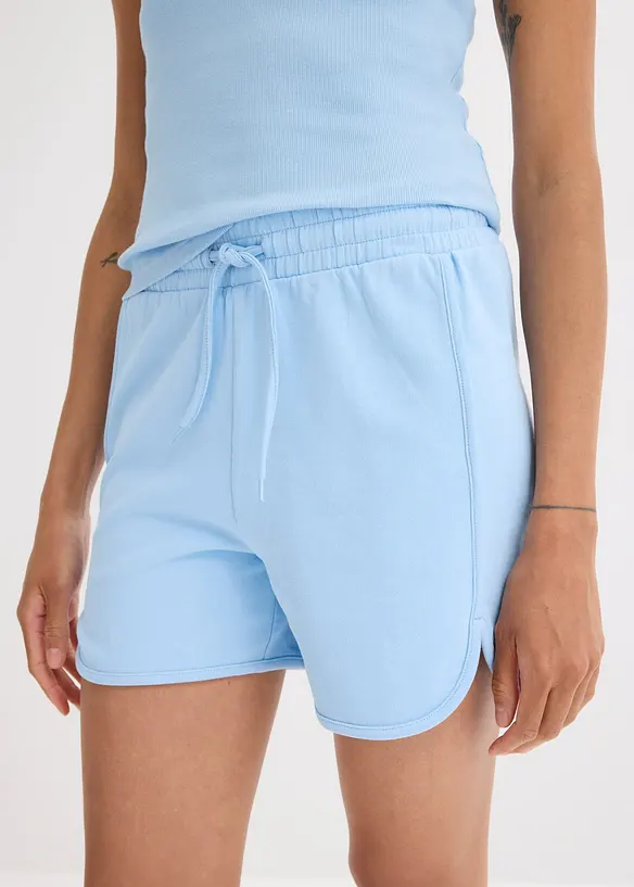 Shorts in felpa di puro cotone biologico, bonprix