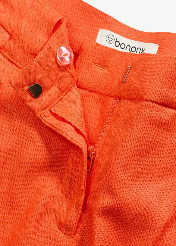 Shorts in misto lino leggero, bonprix