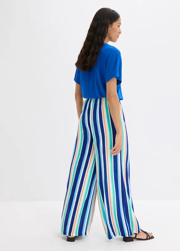 Pantaloni larghi in fine viscosa, bonprix
