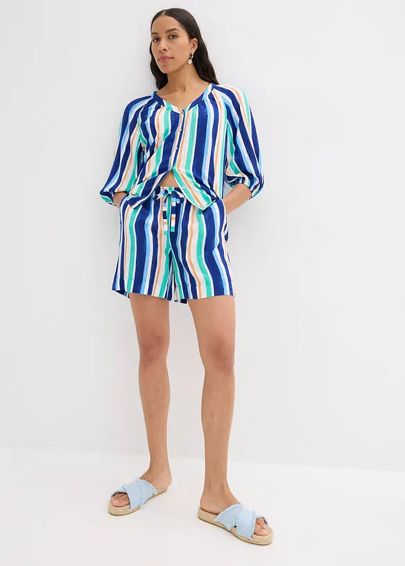 Shorts con elastico in vita in fine viscosa, bonprix