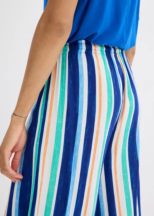 Pantaloni larghi in fine viscosa, bonprix