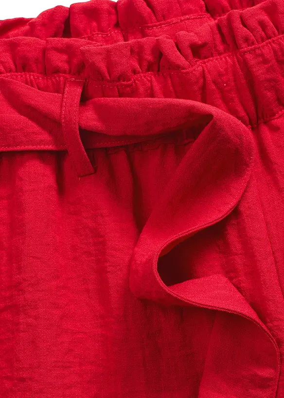 Bermuda con elastico in vita in misto viscosa fluente, bonprix