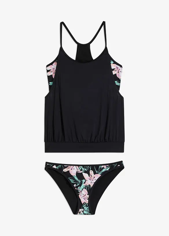 Tankini oversize effetto doppiato (set 2 pezzi), bonprix