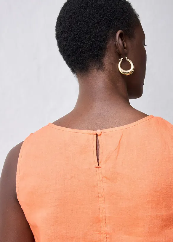 Top in puro lino, bonprix