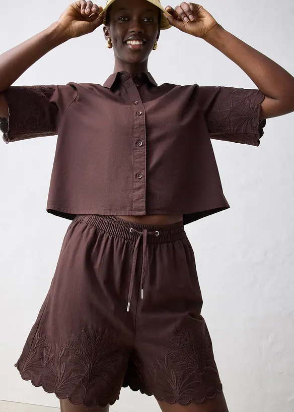 Shorts in misto seta, bonprix