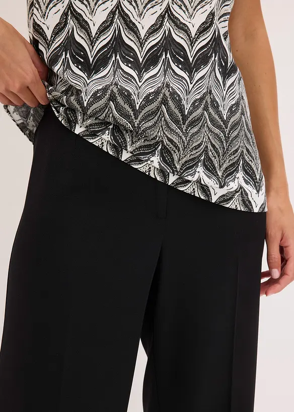 Top con paillettes, bonprix