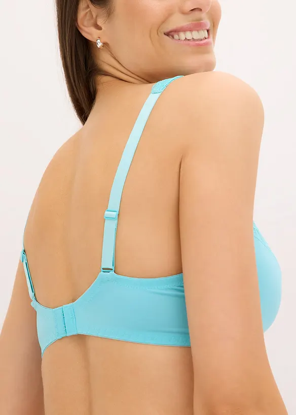 Reggiseno con ferretto e pizzo delicato (pacco da 2), bonprix