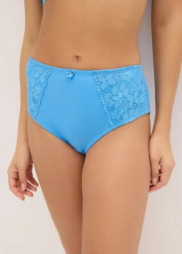 Slip alto con pizzo delicato (pacco da 2), bonprix