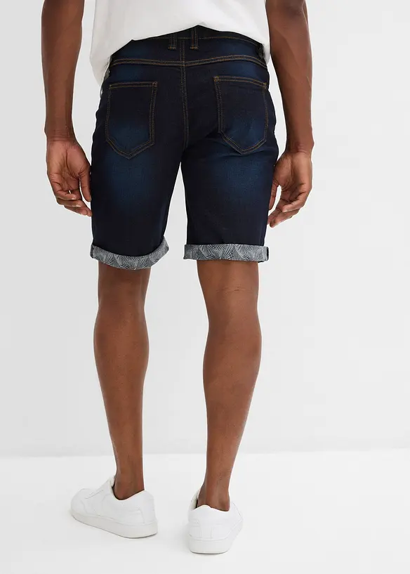 Bermuda di jeans elasticizzati, regular fit, bonprix