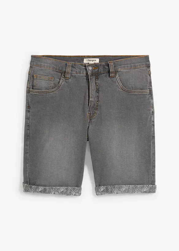 Bermuda di jeans elasticizzati, regular fit, bonprix
