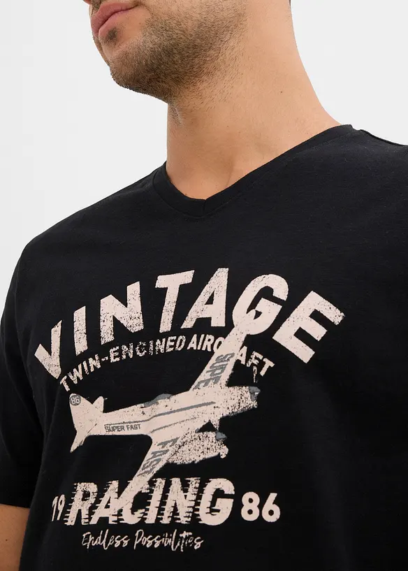 T-shirt in filato fiammato, bonprix