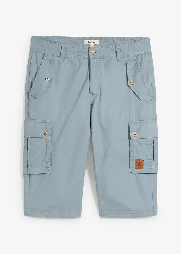 Bermuda cargo in puro cotone, regular fit, bonprix