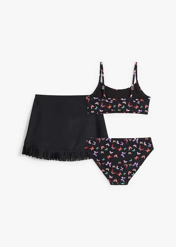 Bikini e gonna (set 3 pezzi), bonprix