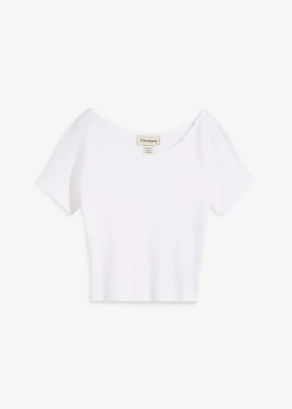 Maglia aderente in puro cotone biologico, bonprix