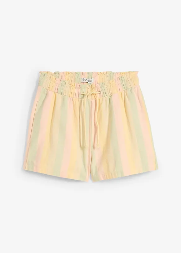 Shorts in misto lino fresco e leggero, bonprix