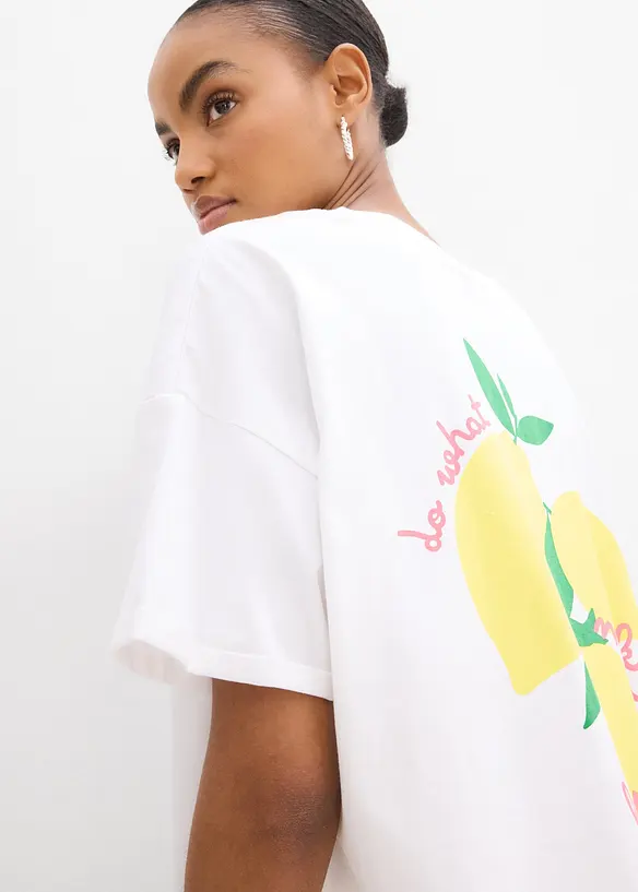 Maxi maglia in puro cotone biologico, bonprix