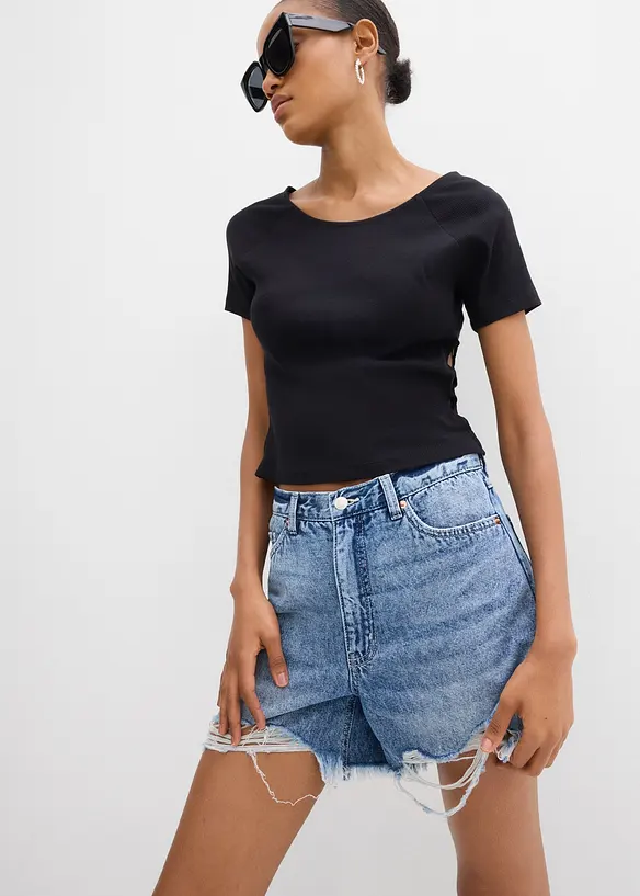 Maglia aderente in puro cotone biologico, bonprix