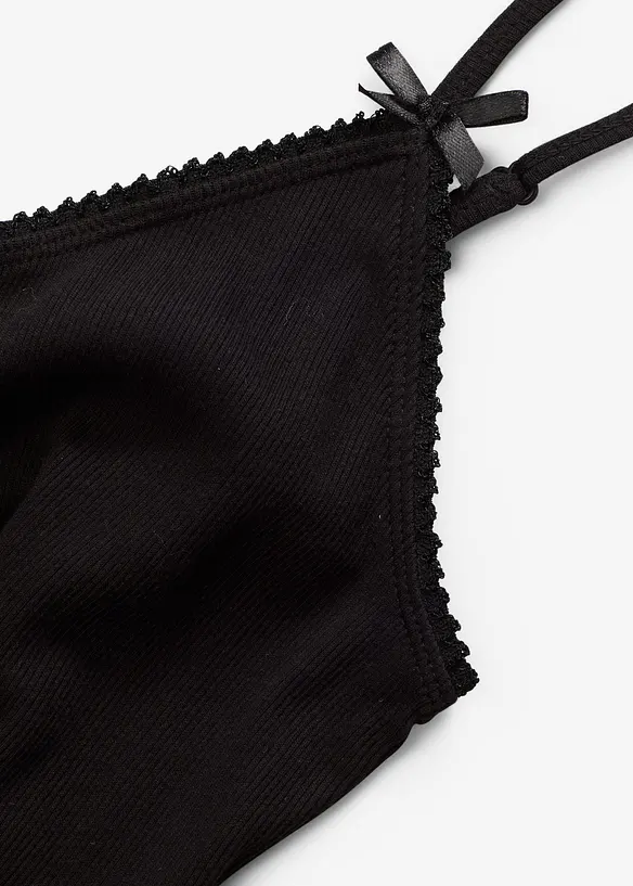 Pigiama estivo in puro cotone a costine, bonprix