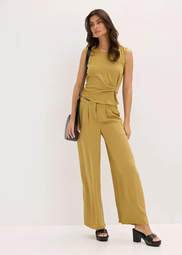 Pantaloni testurizzati, bonprix