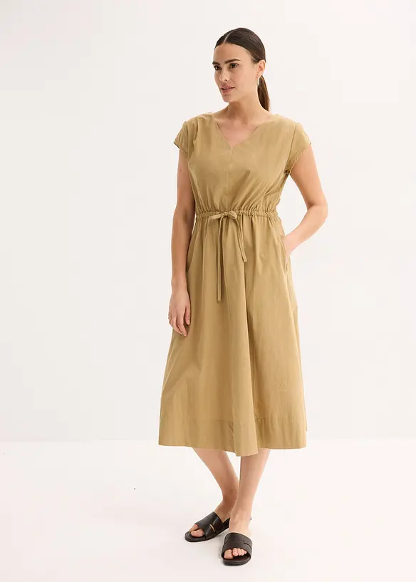 Abito in popeline di cotone, bonprix