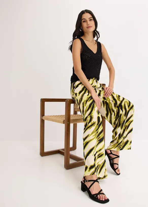 Top in maglia traforato, bonprix