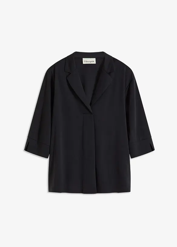 Maglia lunga in piquet di viscosa fluente, bonprix