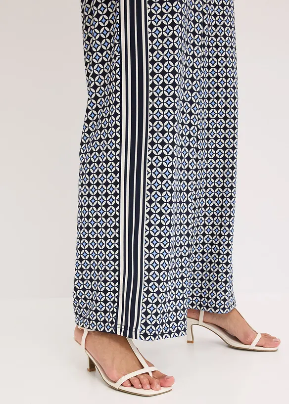 Pantaloni in jersey dallo stile minimalista, bonprix
