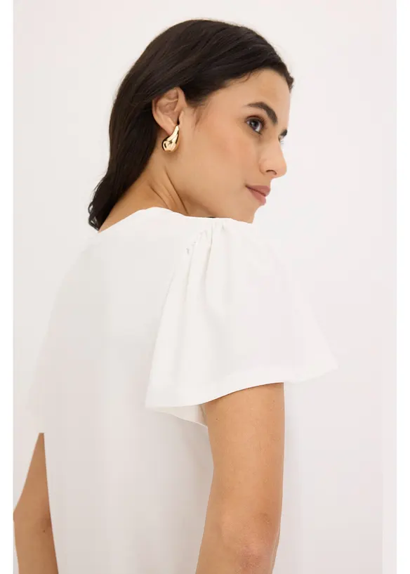 Maglia in viscosa con bottoni, bonprix