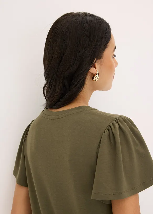 Maglia in viscosa con bottoni, bonprix
