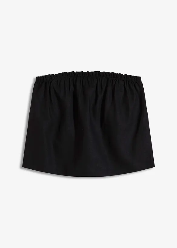 Top in misto lino, bonprix