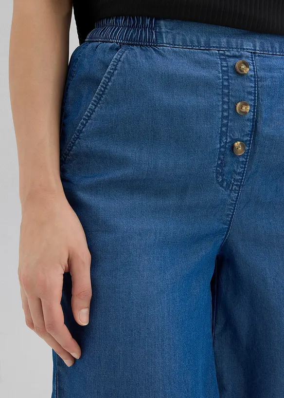 Shorts in lyocell con inserti elastici in vita, bonprix