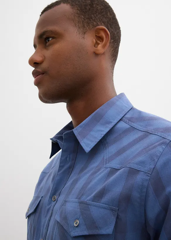 Camicia a maniche corte in puro cotone, bonprix