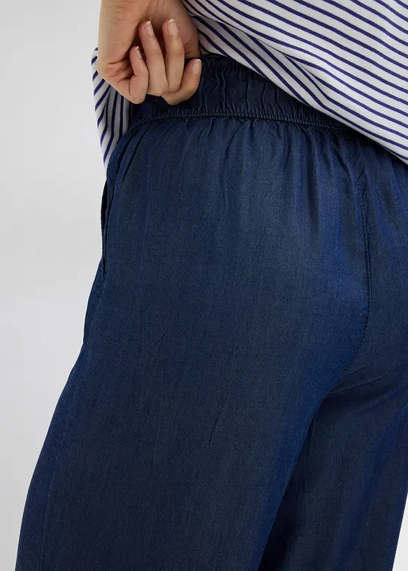 Pantaloni in lyocell con comodo elastico in vita, bonprix