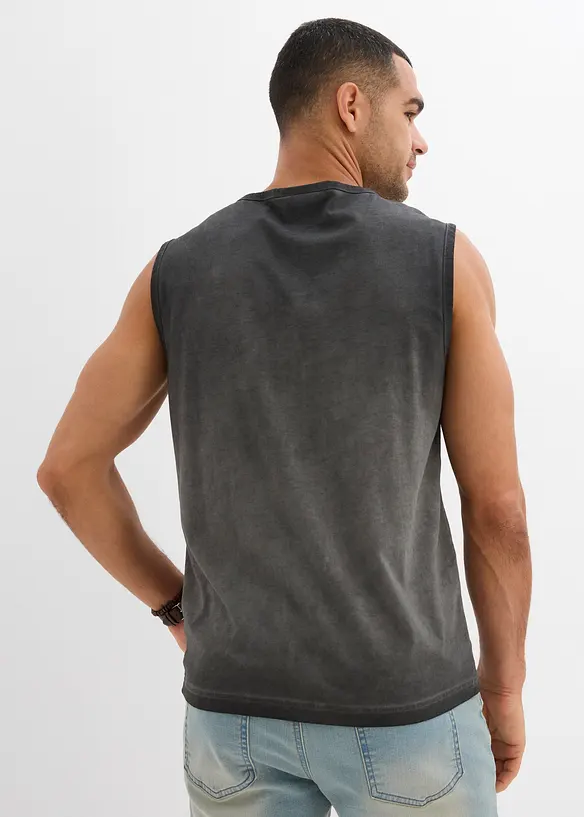 Canotta con effetto lavato (pacco da 2), bonprix