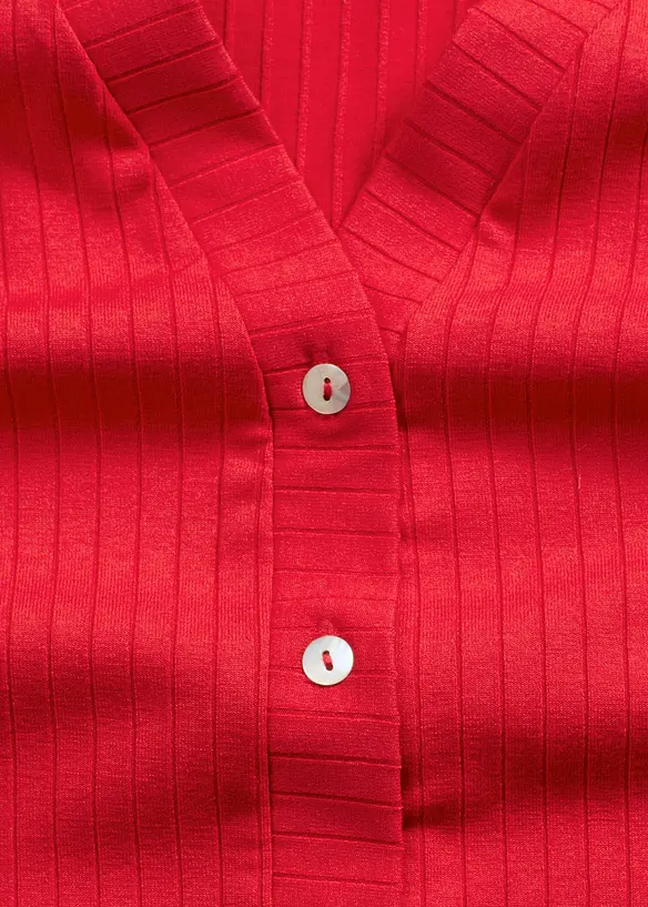Gilet effetto maglia a coste, bonprix