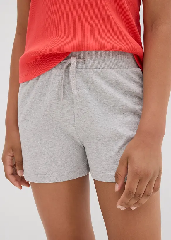 Shorts in jersey di puro cotone biologico (pacco da 3), bonprix