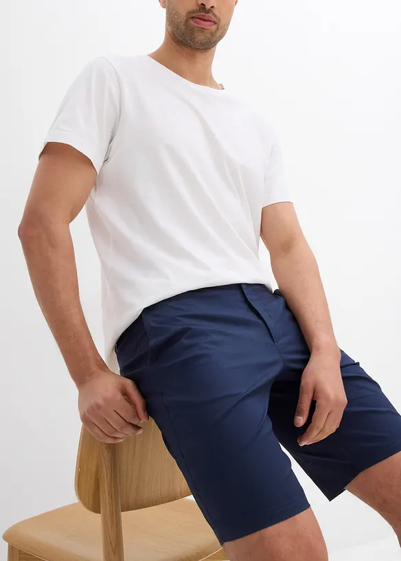 Bermuda chino elasticizzati, regular fit (pacco da 2), bonprix