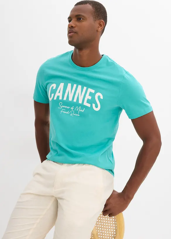 T-shirt in puro cotone biologico (pacco da 2), bonprix