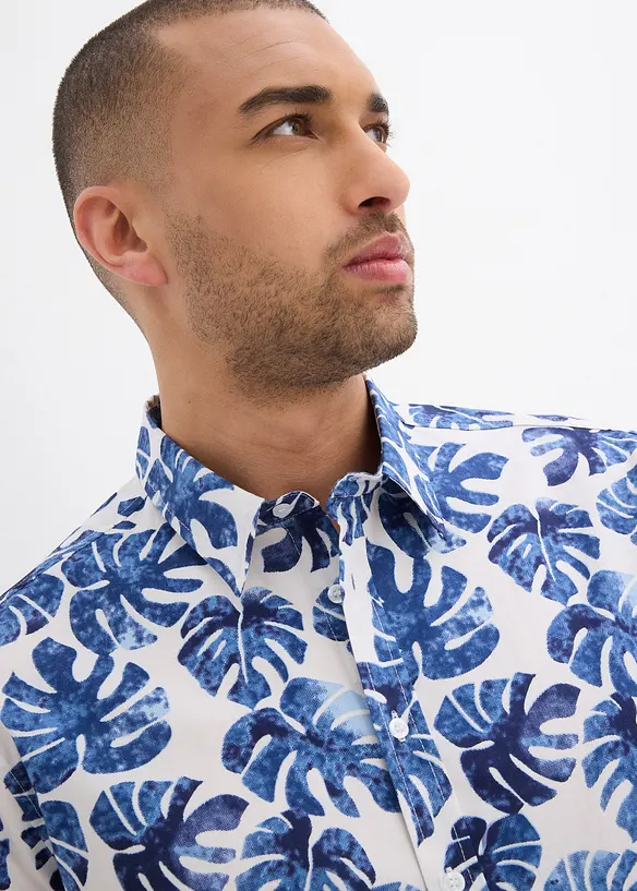 Camicia a maniche corte in puro cotone, bonprix