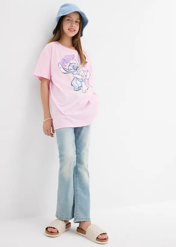 Maglia Disney in puro cotone con Stitch, Lilo & Stitch