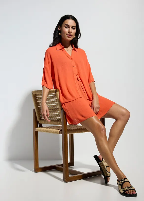 Blusa da mare in viscosa fluente, bonprix