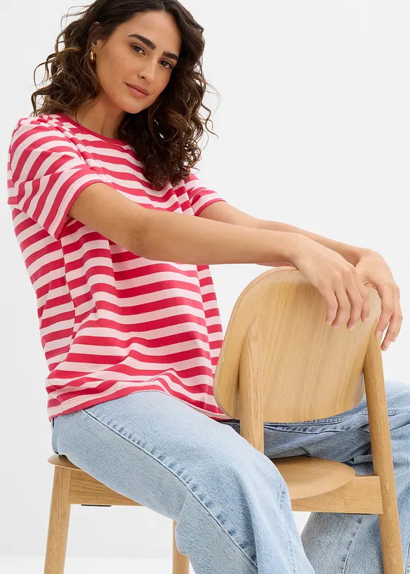 Maglia prémaman / da allattamento 2 in 1 in cotone biologico (pacco da 2), bonprix