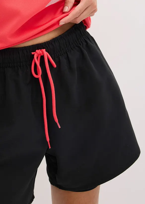 Pantaloni corti sportivi 2 in 1 ultra leggeri, bonprix