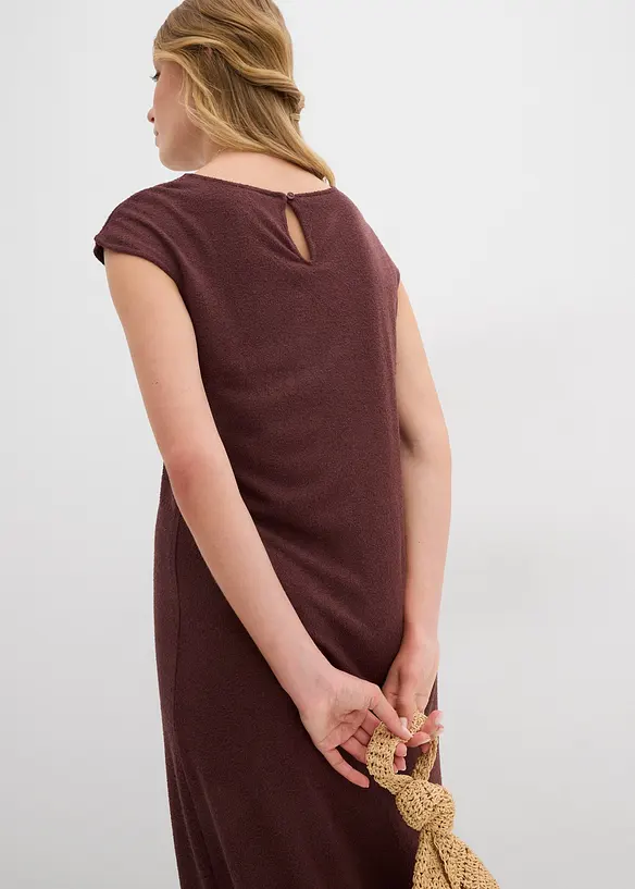 Abito midi in simil maglia, bonprix