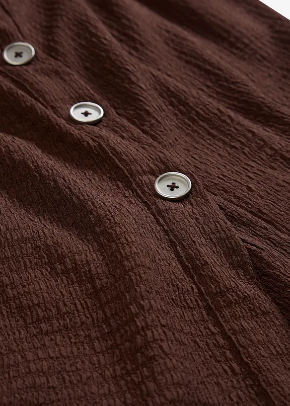 Top in crêpe operato, bonprix