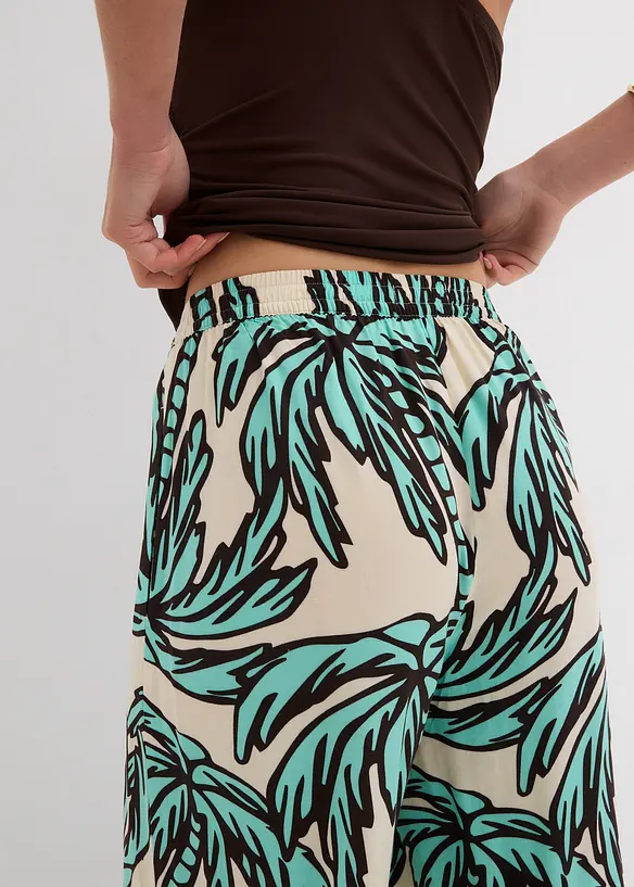 Pantaloni larghi in viscosa fluente, bonprix