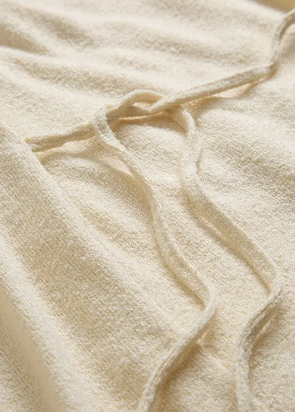 Maglia lunga con laccetti da annodare, bonprix