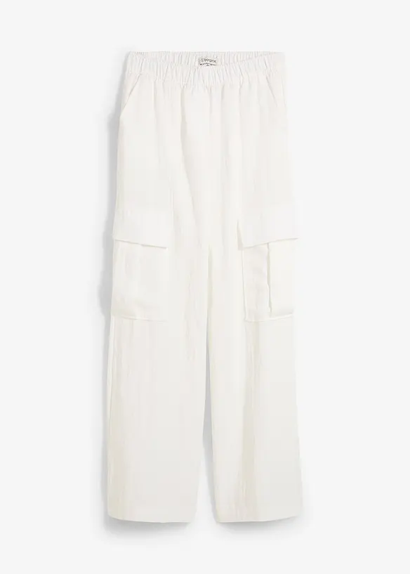 Pantaloni cargo in misto lyocell fluente, bonprix