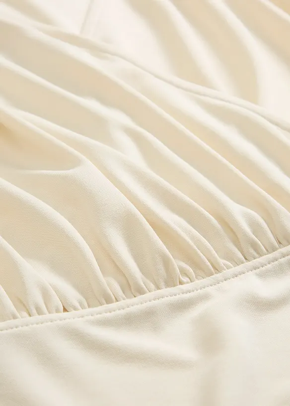 Maglia a portafoglio in misto viscosa fluente, bonprix