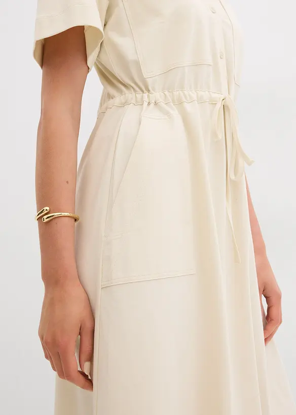 Abito in jersey di cotone elasticizzato, bonprix